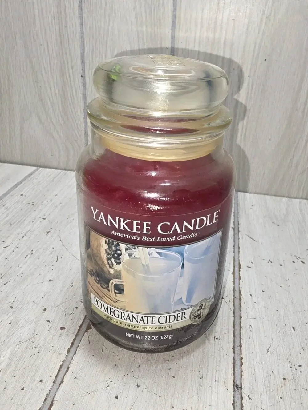 Yankee Candle Apple Cider 22 oz Large Jar Candle NEW Rare Retired Scent